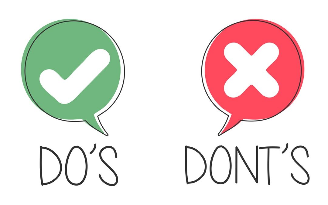 Mortgage dos and don’ts